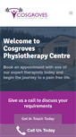 Mobile Screenshot of cosgrovephysiocentre.co.uk